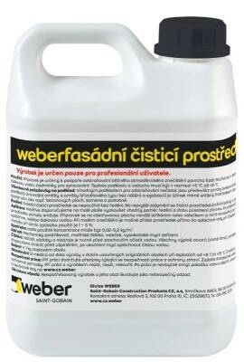 Prostředek weber fasádní čistící E 709 – 1 l