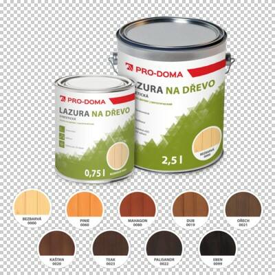 Lazura na dřevo PRO-DOMA barva eben – 2,5 l