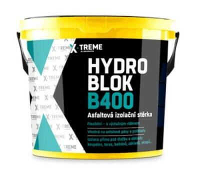 Stěrka asfaltová izolační Hydro Blok B400 X-Treme – 10 kg