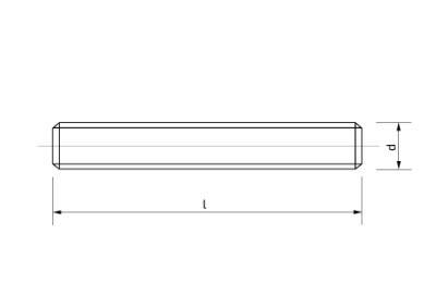 Závitová tyč M10 × 1000 mm A2