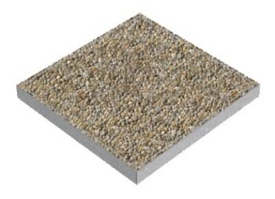 Dlažba betonová PRESBETON Gita plošná vymývaná – 400 × 400 × 40 mm