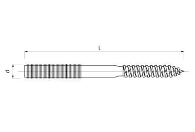 Šroub kombi – 8 × 180 mm ZB