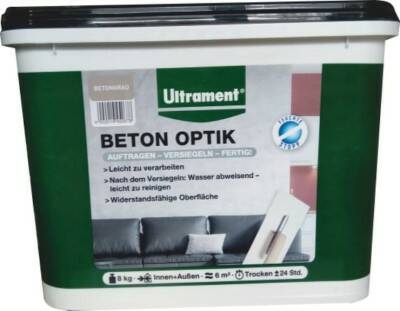 Stěrka Beton Optik šedá – 8 kg