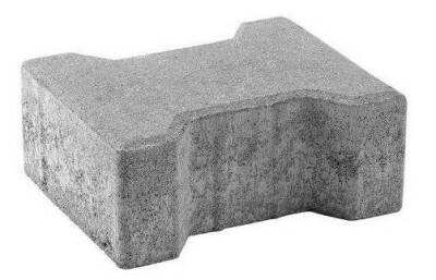 Dlažba zámková CS-BETON Kost šedá – 165 × 200 × 60 mm