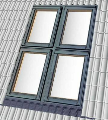 Lemování kombi EKW 0021G/MK06 78x118cm prof. do výš.120mm VELUX