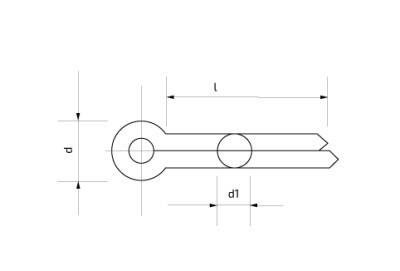 Závlačka 3,2 x 40 mm Zn